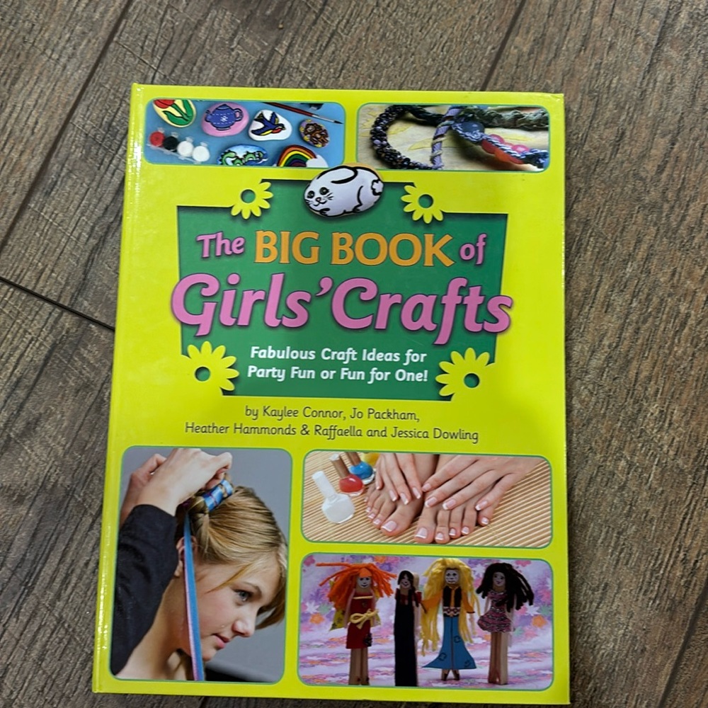 “The Big Book of Girl’s Crafts” hard cover book.